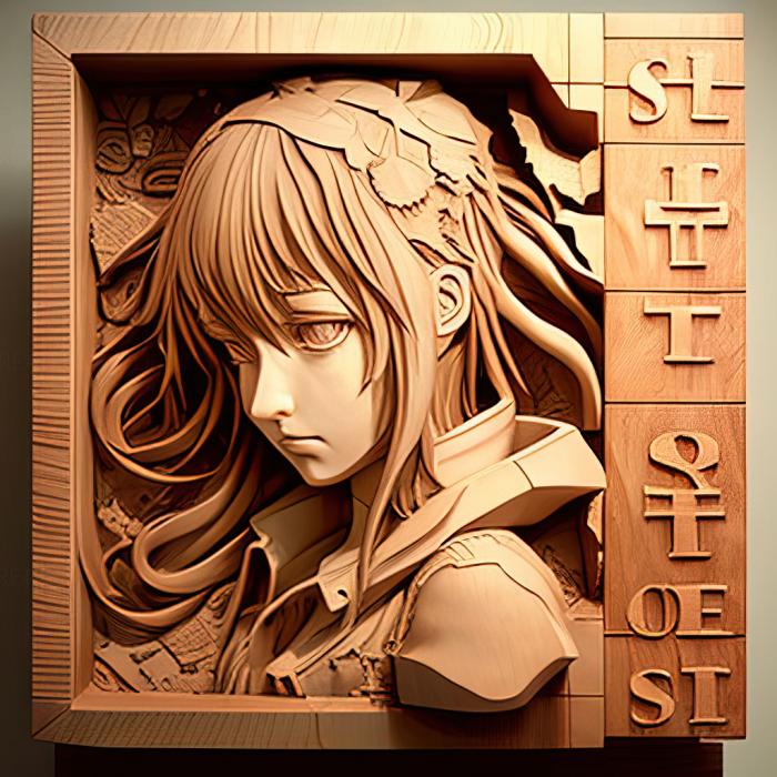 نموذج ثلاثي الأبعاد لآلة CNC ألعاب لعبة STEINSGATE ELITE